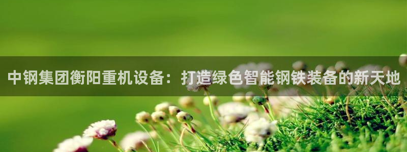 辉达娱乐属于什么档次：中钢集团衡阳重机设备：打造绿色智能钢铁