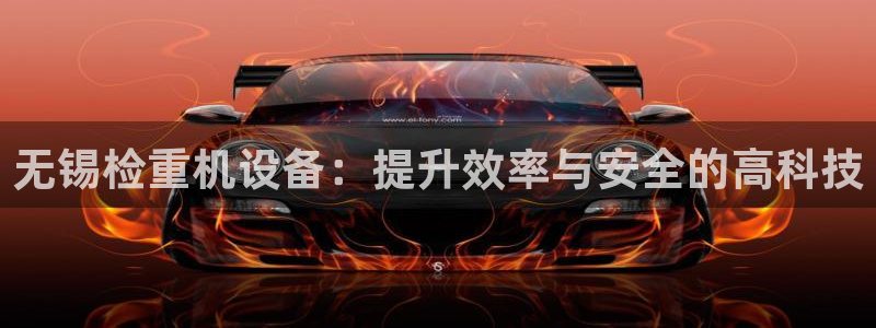 辉达娱乐 75505：无锡检重机设备：提升效率与安全的高科技