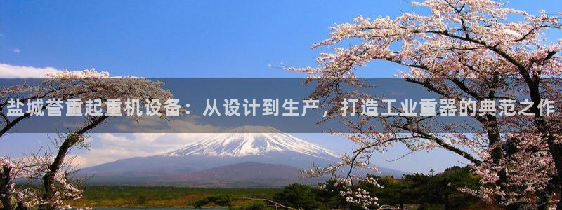 辉达娱乐新疆时时彩：盐城誉重起重机设备：从设计到生产，打造工